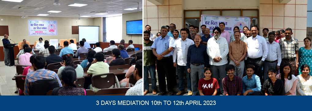 3 Days Mediation 10th to 12th April 2023