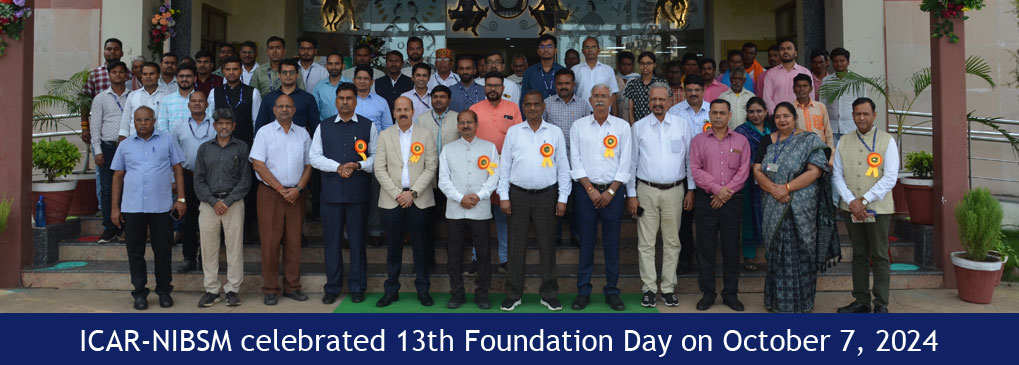 ICAR-NIBSM celebrated 13th Foundation Day on October 7, 2024